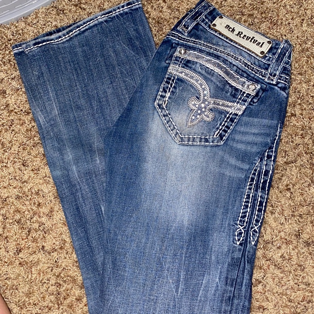 Women’s rock revival bootcut jeans